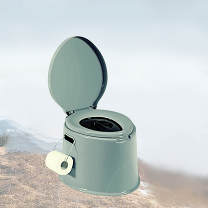 Portable Toilet With Privacy Tent