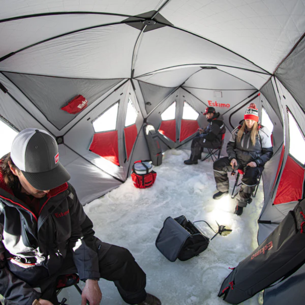 Ultimate Ice Fishing Package 7 to 9 Man Shelter