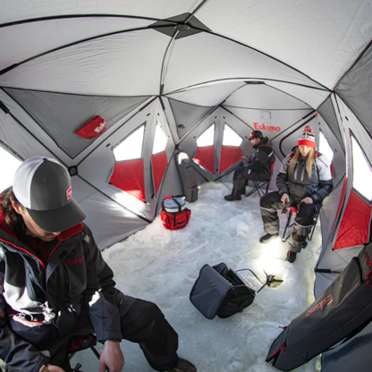 Ultimate Ice Fishing Package 7 to 9 Man Shelter
