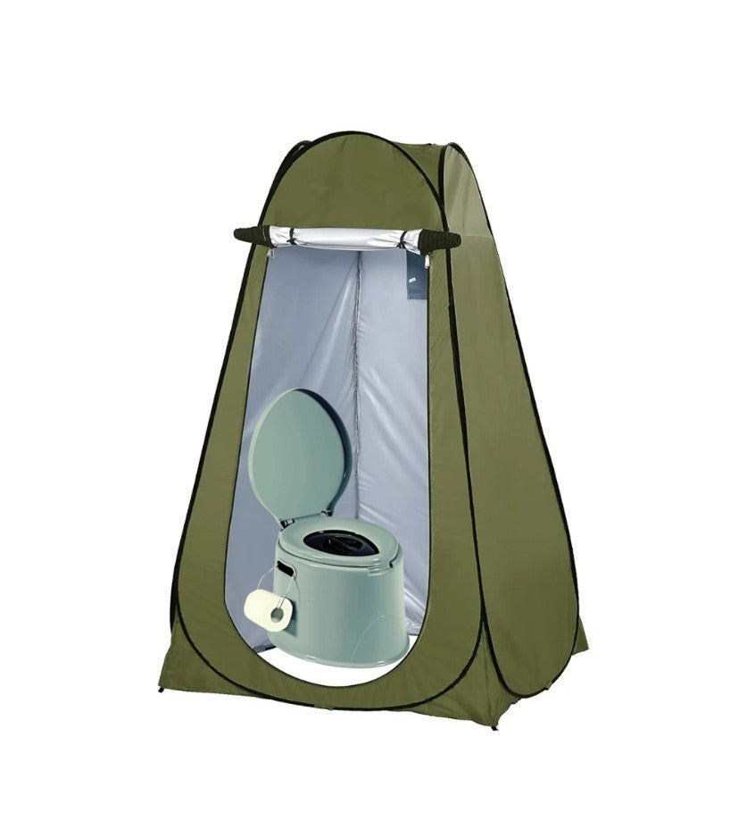Portable Toilet With Privacy Tent